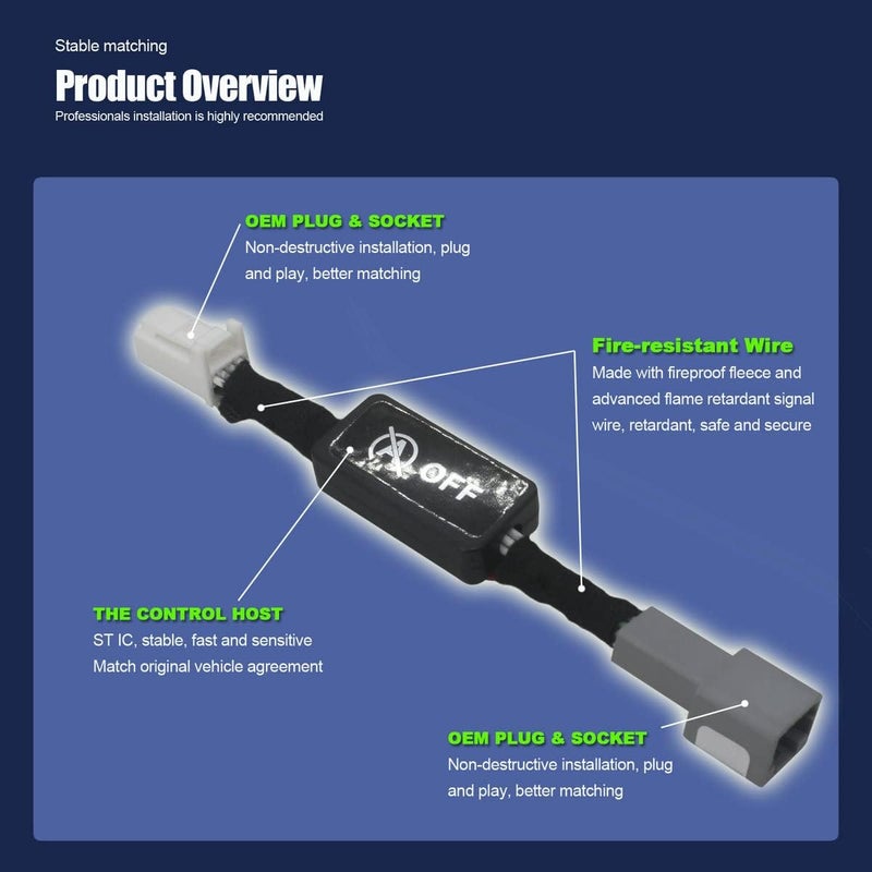 EBAIFUN Auto Start Stop Engine System Canceler Eliminator Device Cable Automatic A Off Delete/Disable/Cancel Start Stop Function Compatible with Subaru Forester 5th Gen 2019-ON - Image 2